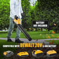 thumbnail image 4 of Cordless Weed Eater & Leaf Blower Combo Compatible with Dewalt 20V Max Battery(Tool Only), 12" Weed Wacker & String Trimmer Edger 3-in-1, Battery Operated Weed Trimmer with Auto-Feed, 4 of 12
