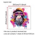 thumbnail image 4 of Adhesivo de pared con acuarela Gorilla Cool Chimpanzee Graffiti, 4 of 4
