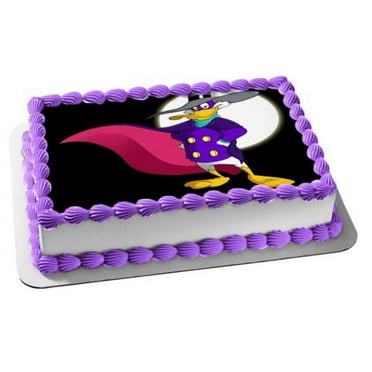 Darkwing Duck Disney Edible Cake Topper Image 1/4 sheet