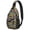 Black-36, variant on Anchor Print Chest Bag - Nautical Sling Backpack for Travelers, Lightweight & Hands-Free Design with Anti-Theft Pockets - Ideal for Biking, Hiking, and Beach Outings
