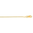 thumbnail image 2 of 14K Yellow Gold 24in 1.2mm Diamond-Cut Round Wheat Chain with Lobster Clasp, 2 of 4