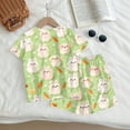 thumbnail image 5 of Grblisyd Girls Summer Outfits Size 10-12 Years Animal Print T-Shirts and Elastic Waist Shorts 2 Piece Outfit Kids Cute Clothing Sets, 5 of 7