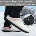 thumbnail image 6 of Cyiecw Winter Warm Cotton Slippers Wide House Slippers for Memory Foam Flat with Anti-slip Sole Comfortable Fluff Bedroom Slippers, 6 of 7