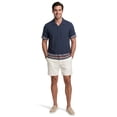 thumbnail image 3 of Havanera Men’s and Big Men's Horizontal Panel Print 100% Viscose Short Sleeve Shirt, S-5XL, 3 of 8