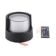thumbnail image 1 of Aplique de pared redondo impermeable con LED RGB de 500 lm y 5 W con control remoto para iluminación de galerías, pasillos y pasillos, CA 85-265 V, 1 of 8