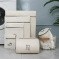 thumbnail image 1 of Bolsa de lavandería con estampado de bordado creativo, bolsa de lavado tipo sándwich engrosada, bolsa de ropa interior para lavar a máquina antideformación para el hogar, 1 of 5