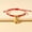 #1, variant on Good Luck Dragon Red Rope Gold Bead Handmade Braided Bracelet Women Men Jewelry-#2