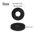 thumbnail image 2 of 30 Packs Rubber Spacers 16.5mm OD, 6.5mm ID, 3mm Height Round Anti Vibration Spacer Thick Rubber Washers, 2 of 5
