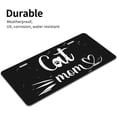 thumbnail image 6 of Cat Mom License Plate for Front of Car Sign License Plates 6x12 Inches Metal Car Plates Tag Vanity Novelty Car Decor Tag, 6 of 9