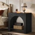 thumbnail image 4 of Tribesigns Nightstand with Storage, Large Bedside Table for Bedroom, Farmhouse Night Stand with Wooden Base, Wooden Side End Table for Bedroom, Accent Furniture, Easy Assembly, Black, 4 of 18