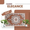 thumbnail image 3 of KOOL HOME Traditional Area Rug Brown Premier Collection Indoor Medallion Rectangular Area Rug Cozy Comfortable Classic Colors Rugs for Bedroom, Living Room, Floor Covering (CO193FA), 3 of 5
