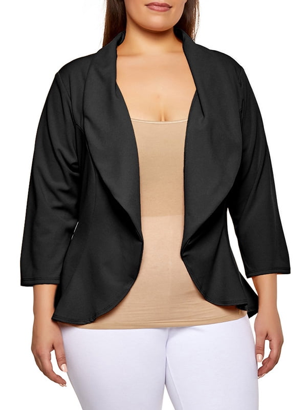 lightweight blazer womens plus size