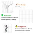 thumbnail image 3 of Pet Playpen HOMIDEC para animales pequeños, valla de alambre hecha a mano, 48 x 24 x 40 cm, 3 of 8