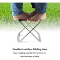 thumbnail image 3 of Durable Sturdy Material Portable Camping Stool, Portable & Lightweight Foldable Design For Instant Seating Solutions (4"X11"X1.2"), 3 of 7