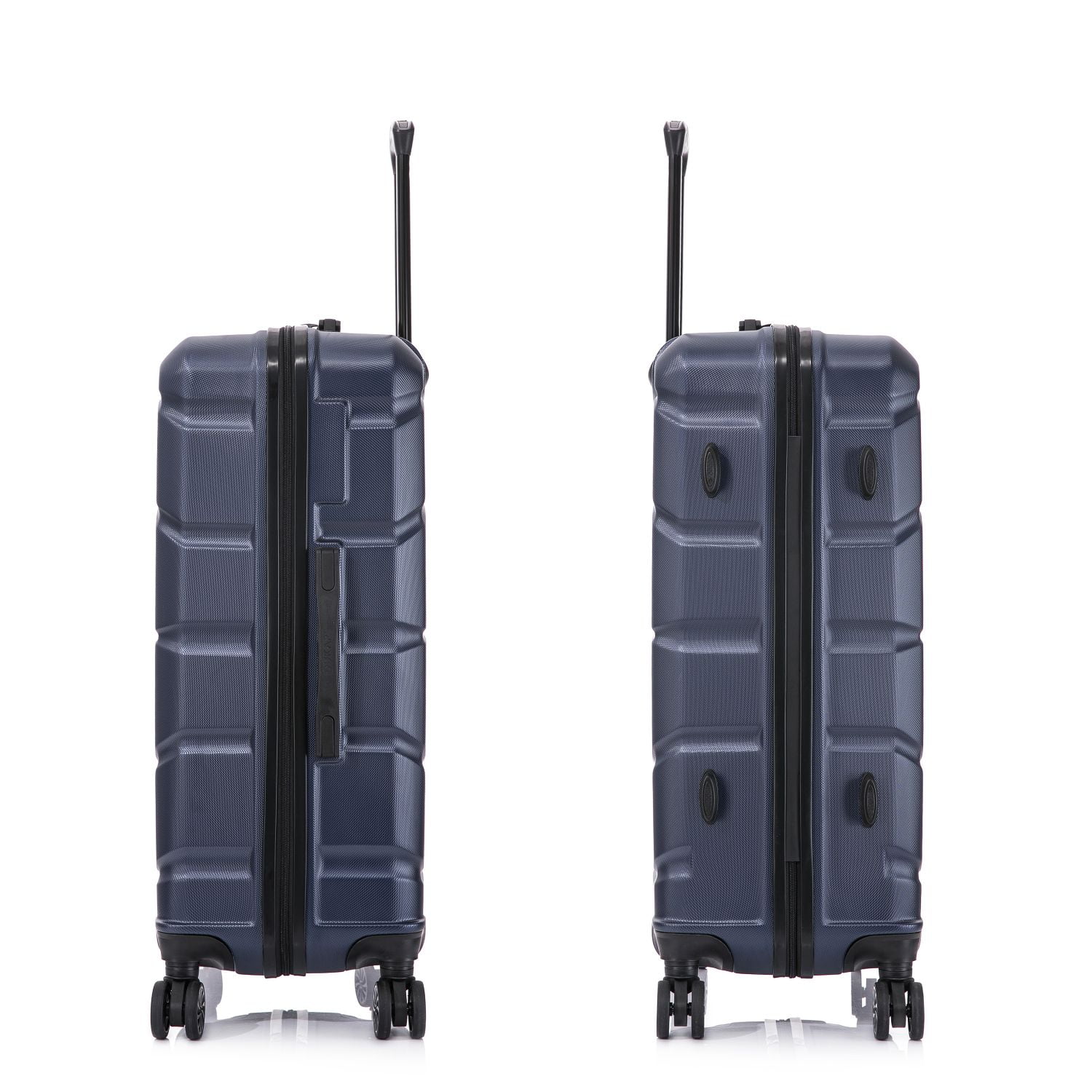 DUKAP SENSE 28" Hardside Lightweight Checked Luggage with Spinner Wheels, Handle and Trolley, Blue