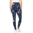 thumbnail image 2 of Woman Within Plus Size Stretch-Cotton Knit Pull-On Printed Pocket Leggings, 2 of 4