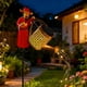thumbnail image 1 of Farol solar de jardín con figura de la riqueza y hucha | Decoración para exteriores para el Año Nuevo Lunar y la Fiesta de la Primavera | Farol de metal para patio, camino y jardín, 1 of 6