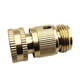 thumbnail image 1 of Conector de manguera de jardín de latón Accesorios de manguera de agua de 3/4 pulgadas para lavadora a presión, 1 of 8