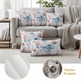 thumbnail image 5 of Outdoor Pillow Covers Pack of 2, Watercolor Oxygen Coral Shell Waterproof Throw Pillowcase Cushion Cases, Marine Life Seamitter Decorative Pillow Cover for Couch Sofa Home Bed Patio, 5 of 9