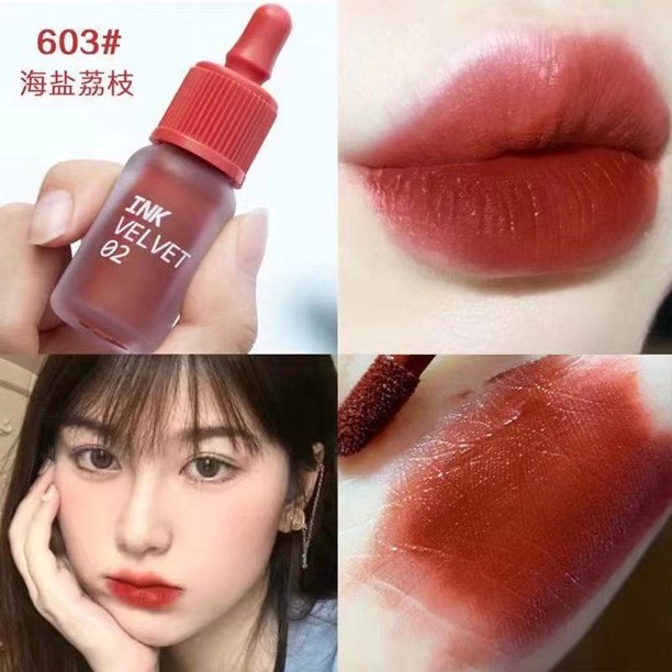 Tinta Mate Terciopelo Brillo De Labios Suave No Secado De Larga Duración Impermeable Desnudo Brillante Gao Jiahui unisex