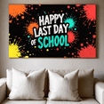 thumbnail image 6 of LUUFILx Happy Last Day of School Backdrop Banner Photo Booth Props Summer Party Supplies Classroom Decorations Colorful School Event Celebration Background, 6 of 7