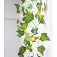 thumbnail image 3 of 2 guirnaldas de hiedra artificial, plantas falsas, vid colgante para jardín, hogar, cocina, boda, decoración de pared, lámpara, guirnalda de patio, sala de fiestas al aire libre (79 pulgadas, 20. pu Afortunado Sencillez, 3 of 5