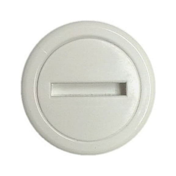 Andersen Roller Adjustment Hole Plug in White 1982 to Present