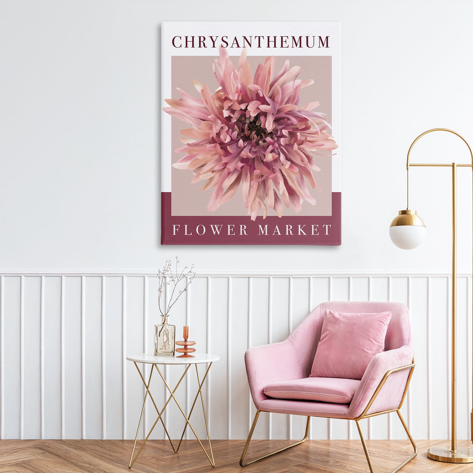 Stupell Industries Chrysanthemum Flower Market Canvas Wall Art, design by Jennifer Stith