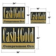 thumbnail image 3 of Cash4Gold Compramos Oro Vinyl Decal 18 Inch x 24 Inch Weatherproof Heavy-Duty Adhesive Backing | Spanish Gold Buying Services, Quick Cash, Reliable Shops | Made in USA, 3 of 6