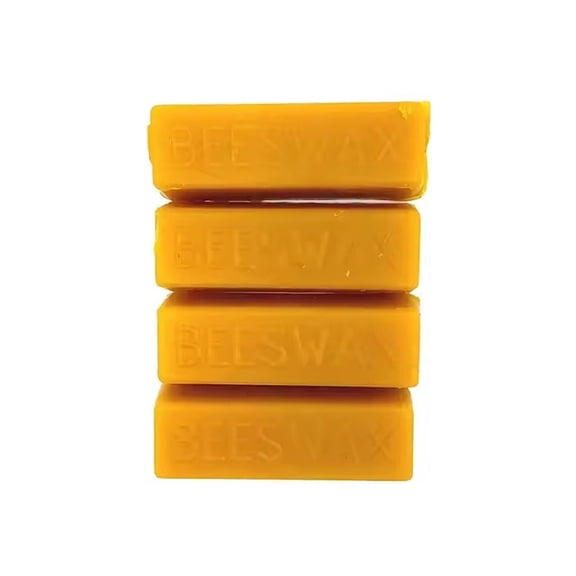 4PCS Pure Beeswax Blocks Wax Material for Crafts and Candle Making Without Energy Needed