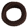 thumbnail image 4 of Almencla Twisted Wire Pendant Light Cord Kits Universal 10M Braided Lamp Wire Decorative Pendant Lamp Cord Antique Lamp Farmhouse Lamp Coffee, 4 of 8
