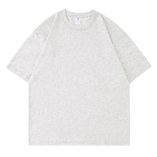 Tops para hombre, blusas y camisas de manga corta con cuello redondo para hombre, moda casual para hombre, vintage, bolsillos, botones, cuello redondo, manga corta, top de poliéster para hombre