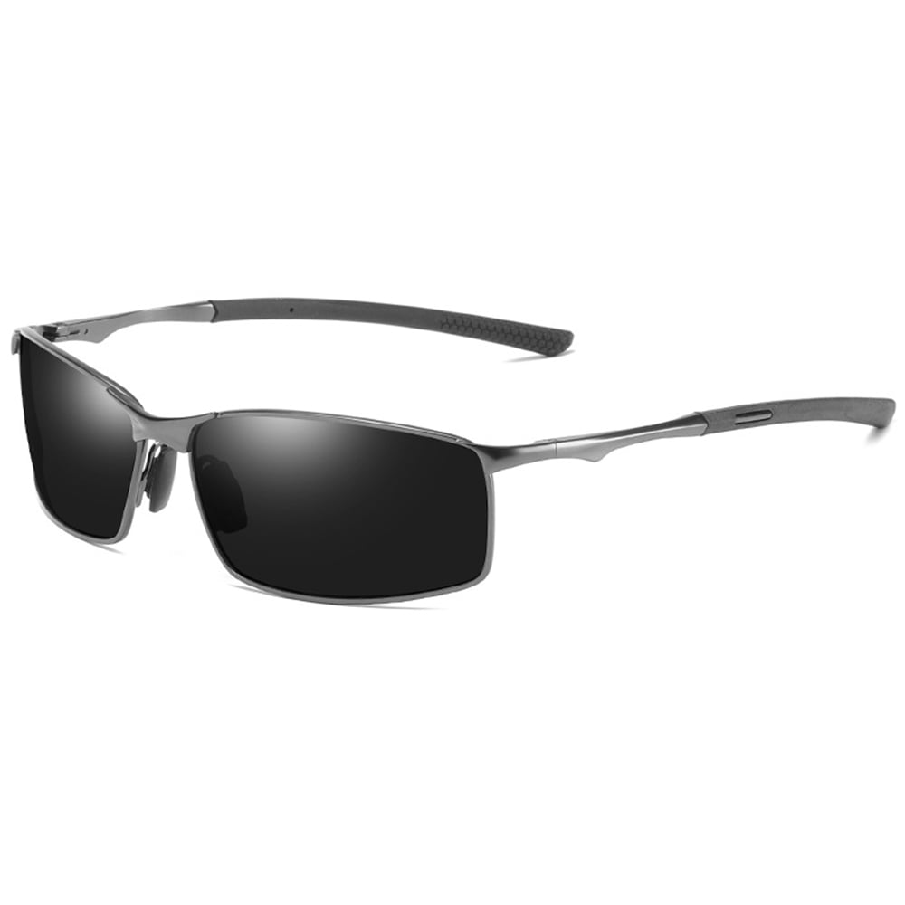 Aluminum Magnesium Polarized Sunglasses Men Fishing Driver Square Sport Eyewears