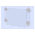 thumbnail image 6 of 4 Pack Window Sign Holder 11" x 8.5" Clear Acrylic Double Sided Document Display with Suction Cups for Displaying Inspirational and Motivational Quotes in Offices and Work Spaces by, 6 of 8