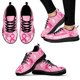 thumbnail image 1 of Calzado con diseño de lazo rosa para concienciar sobre el cáncer de mama, zapatos deportivos con cordones, mocasines cómodos de verano para mujer, 1 of 6