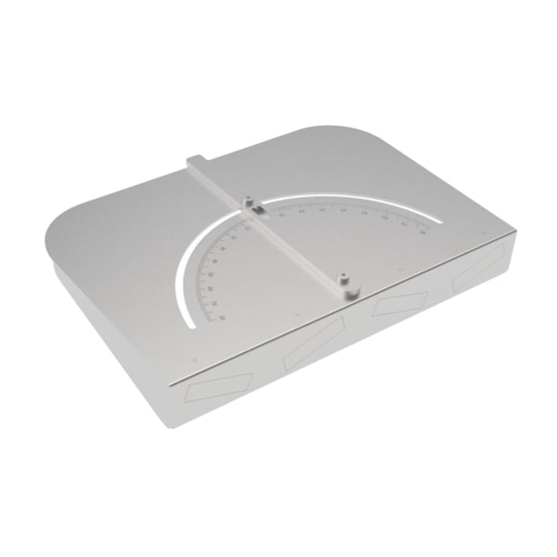 Máquina dobladora, auxiliar doble cara, herramienta para doblar chapa metálica, escala transparente portátil y profesional, acero