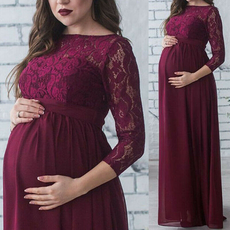 womens maternity maxi dress