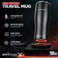 thumbnail image 3 of Taza de café térmica SmrtMugg X de 19 oz con batería de 8 horas y pantalla LCD, 3 of 8