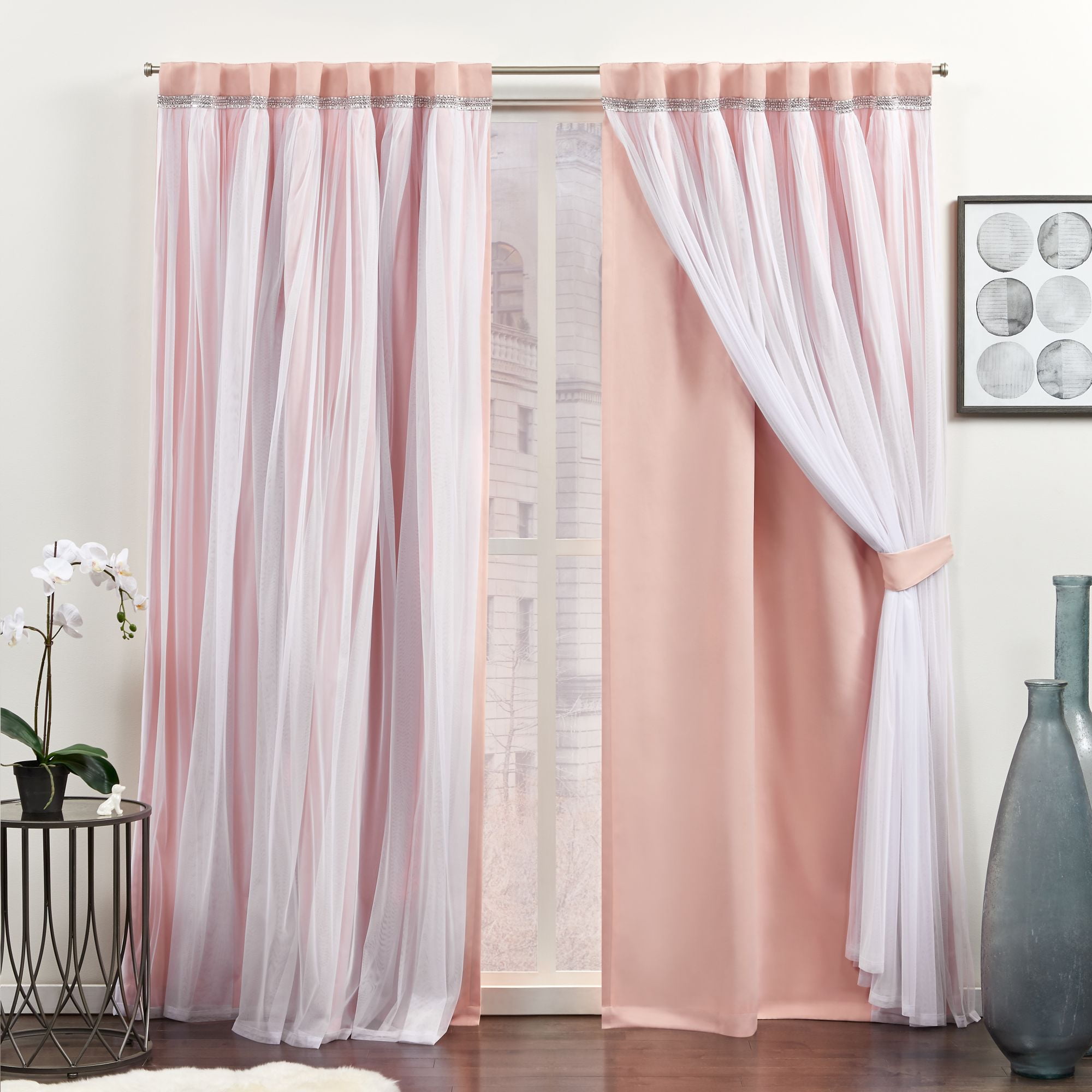 Exclusive Home Curtains Brilliance Room Darkening Blackout Hidden Tab