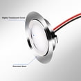 thumbnail image 3 of Disk Light, 3W 12VDC White 4000K Flicker Free Ceiling Dome Light Stable Input Voltage Long Service Life Flush Mounted  For RVs, 3 of 8