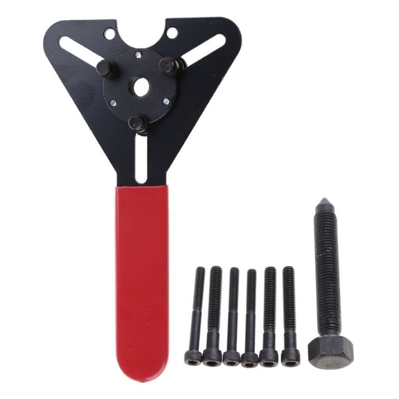 ZPAQI A/c Compressor Clutch Remover Hand Tools Kit Hub Puller Holding Tool Car Tool