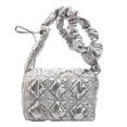 thumbnail image 1 of Bolso Mano Acolchado Cruzado para Mujer Ocio Femenino Color Sólido, 1 of 9