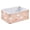 Peach And Heart, variant on Fabric Storage Bins Foldable Cube For Home Organization Baskets Peach Color Hearts