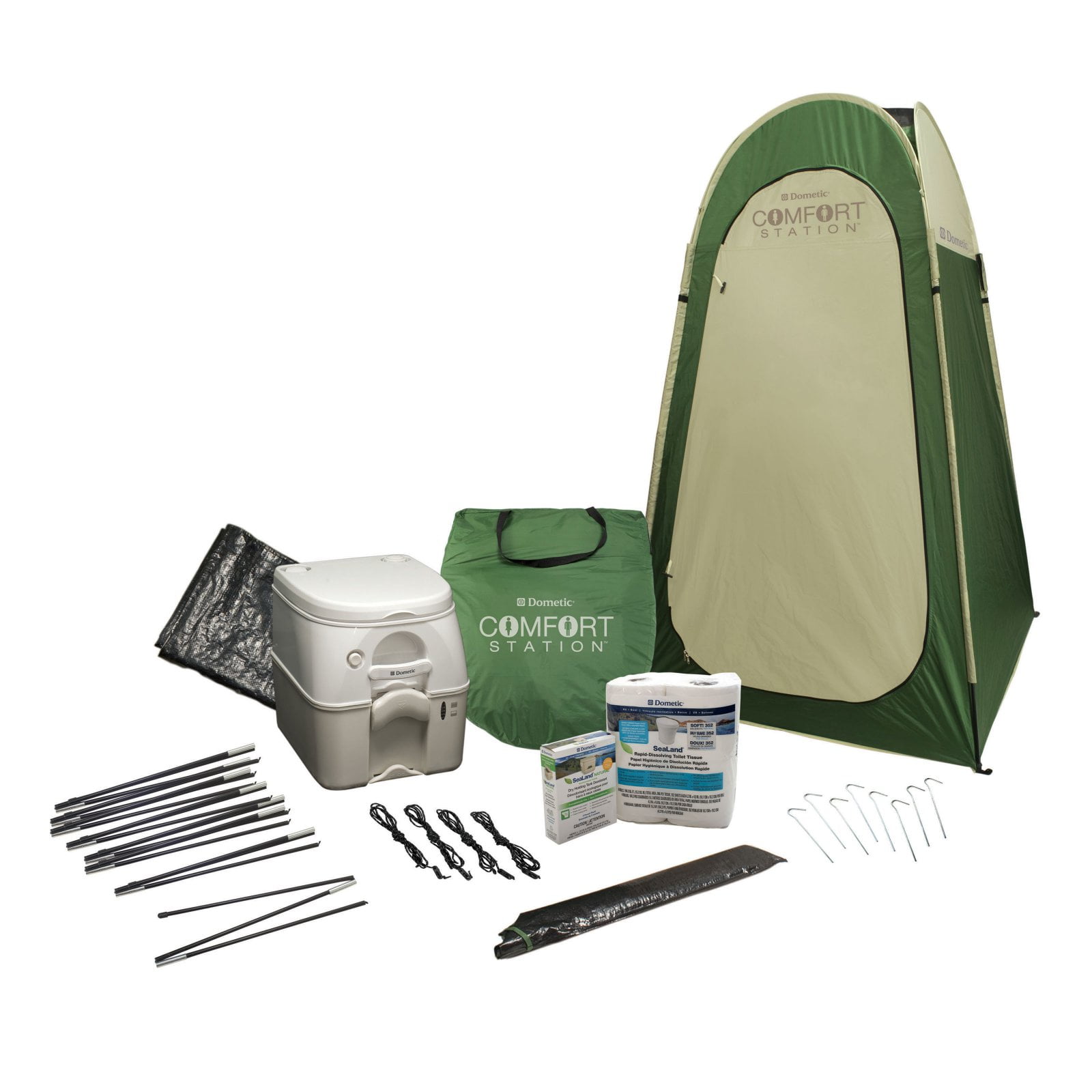 Dometic Comfort Station Outdoor Privacy Tent with Portable Toilet