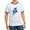 Navy/White, variant on - Power Rangers Blue Ranger Pun Men's Ringer T Shirt - 100% Cotton Ringed T-Shirt