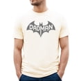 thumbnail image 2 of DadMan Shirt for Men Funny Dad T-Shirt with Gray Bat Graphic Natural Shirt Adult Large, 2 of 5