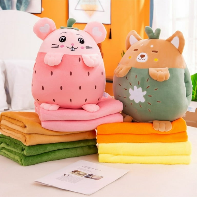 Stuffed animal and store blanket set