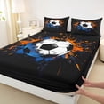 thumbnail image 3 of Castle Fairy Children Teens Soccer Queen Sheet Sets,Ball Game Bed Set, 3 of 7