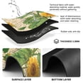 thumbnail image 5 of Dish Drying Mats Diatomaceous Earth Super Absorbent Non-slip Rubber Sole 15.7×11.8in Retro-chic Sunflowers, 5 of 11
