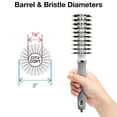 thumbnail image 2 of Olivia Garden Ceramic + Ion Turbo Vent Combo Hair Brush (ionic & 100% boar bristles) (Petite 2"), 2 of 6
